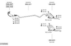 Výfukový systém BOSAL SYS05483