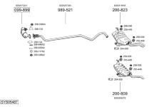 Výfukový systém BOSAL SYS05487