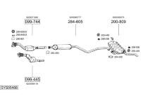 Výfukový systém BOSAL SYS05488