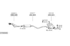 Výfukový systém BOSAL SYS05493