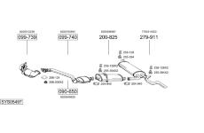 Výfukový systém BOSAL SYS05497