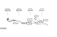 Výfukový systém BOSAL SYS05505