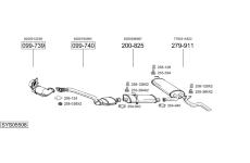 Výfukový systém BOSAL SYS05508