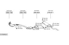 Výfukový systém BOSAL SYS05531