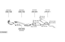 Výfukový systém BOSAL SYS05561