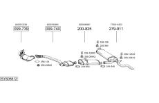 Výfukový systém BOSAL SYS05612