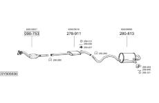 Výfukový systém BOSAL SYS05656
