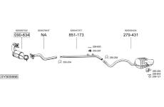Výfukový systém BOSAL SYS05668