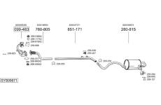 Výfukový systém BOSAL SYS05671