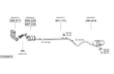 Výfukový systém BOSAL SYS05679