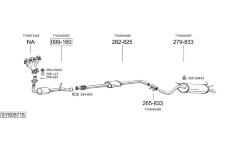 Výfukový systém BOSAL SYS05715