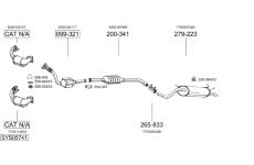 Výfukový systém BOSAL SYS05741