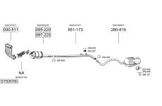 Výfukový systém BOSAL SYS05760
