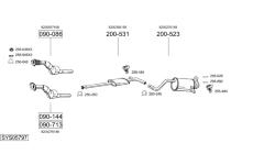 Výfukový systém BOSAL SYS05797