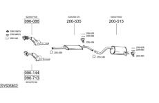 Výfukový systém BOSAL SYS05802