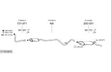 Výfukový systém BOSAL SYS05805