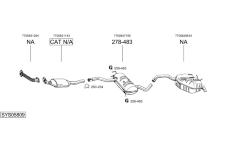 Výfukový systém BOSAL SYS05809