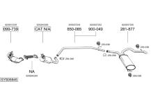 Výfukový systém BOSAL SYS05845