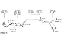 Výfukový systém BOSAL SYS05846