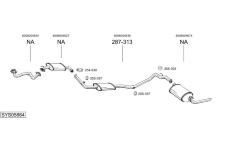 Výfukový systém BOSAL SYS05864