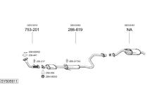 Výfukový systém BOSAL SYS05911