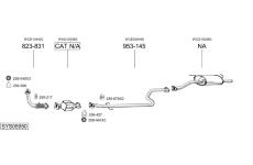 Výfukový systém BOSAL SYS05950