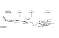 Výfukový systém BOSAL SYS06027