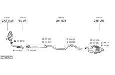 Výfukový systém BOSAL SYS06028