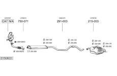 Výfukový systém BOSAL SYS06031