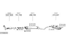 Výfukový systém BOSAL SYS06049