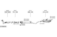 Výfukový systém BOSAL SYS06050