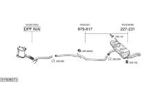 Výfukový systém BOSAL SYS06073