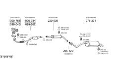 Výfukový systém BOSAL SYS06108