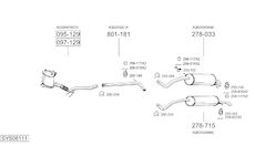 Výfukový systém BOSAL SYS06111