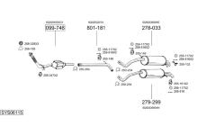 Výfukový systém BOSAL SYS06115