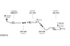 Výfukový systém BOSAL SYS06119