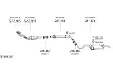 Výfukový systém BOSAL SYS06124
