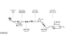 Výfukový systém BOSAL SYS06125