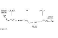 Výfukový systém BOSAL SYS06191