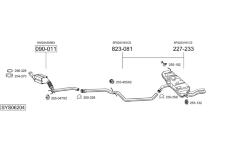 Výfukový systém BOSAL SYS06204