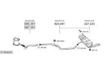 Výfukový systém BOSAL SYS06205