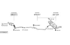 Výfukový systém BOSAL SYS06207