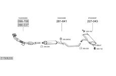Výfukový systém BOSAL SYS06209