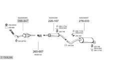 Výfukový systém BOSAL SYS06266