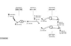 Výfukový systém BOSAL SYS06306