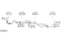 Výfukový systém BOSAL SYS06347