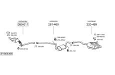 Výfukový systém BOSAL SYS06366