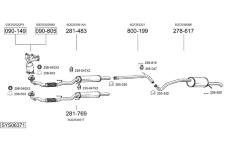 Výfukový systém BOSAL SYS06371