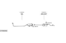 Výfukový systém BOSAL SYS06392