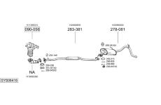 Výfukový systém BOSAL SYS06418